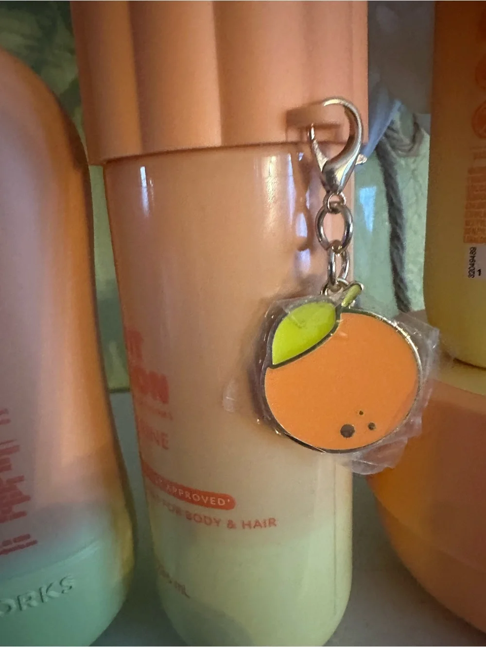 Bath & Body Works Fruit Fusion Tangerine Twirl - Pink & Orange Packaging